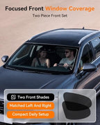 Car Side Window Sun Shades, Static Cling for Commuters and Rentals, 2 Pack - Image 6