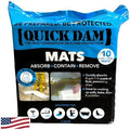Quick Dam WUM-10 Super Absorbent Mats, 10-Pack, 6.75" x 16.5" by QuickDam