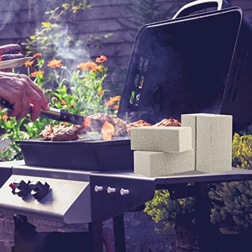 Blackstone Brick BBQ Cleaning Stone Block Heavy Duty Flat Top Grill Bricks Pumice Stone Griddle Cleaner Non-Scratch for Remove Greases Stains Residues - 4 Pack - Image 6