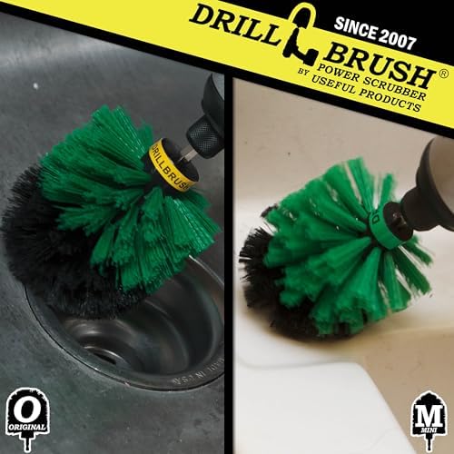 Drill Brush Household Cleaner - Kitchen Sink Scrub Brush - Frying Pan Brush - Image 2