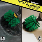 Drill Brush Household Cleaner - Kitchen Sink Scrub Brush - Frying Pan Brush - Image 2