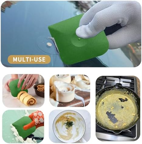 Herda Plastic Pan Dish Pot Food Kitchen Scraper Tool,Premium Food Scraper - Image 6