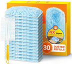 REKOPI 30 Count One-Sided Duster Refills Compatible with Swiffer Duster by REKOPI