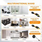 BEAMNOVA Power Car Steamer for Auto Detailing High Pressure Handheld Steam Cleaner with 1.4L 0.37Gal Water Tank 2500W Portable Electric Steam Cleaning Machine Home Use Kitchen Floors Tools - Image 6