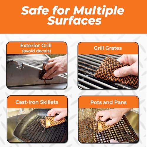 Proud Grill Q-Swiper Scrub-Clean Micro-Coated Grill Cleaning Cloth, 2 Pack - Image 4