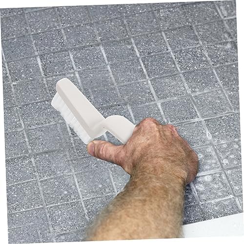 Ipetboom 2pcs Grout Cleaning Brush with Handle PP Bristle Scrubber for Tile Floor Baseboard Shower Tool for Home Maintenance - Image 6