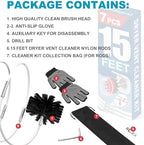 Sealegend Dryer Vent Cleaner Kit - 15Ft Flexible Lint Remover - Image 6