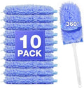OskokClean Duster Refills Kit with 13" Handle, 10 Count, Blue by OskokClen
