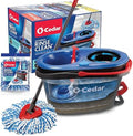O-Cedar RinseClean Spin Mop & Bucket System + 1 Extra Mop Head | Clean with Clean Water | Removes 99% of Bacteria by Unknown