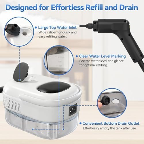 Steam Cleaner,2500W High-Pressure Steamer for Cleaning - Image 4