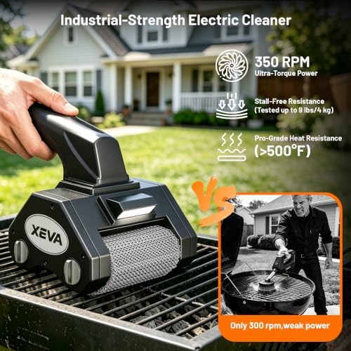 Grill Cleaner Cordless Rechargeable for Home Garden - Image 3
