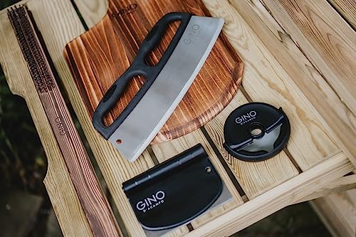 Gino D'Acampo Premium Pizza Stone Wire Brush with Integrated Scraper - Comprehensive Cleaning Solution for Removing Baked-on Residue, Char, and Debris from Pizza Stones, Grills, and Ovens - Image 6