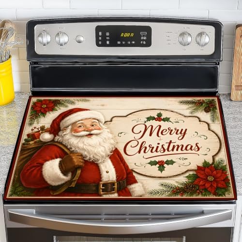 NYZE Christmas Stove Top Covers for Gas Burners Decorative Stove Cover by GIVEYOUTHEBEST