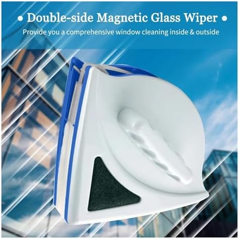1pc Magnetic Window Cleaner Brush for Washing Windows Wash Home Magnet Household Wiper Glass Cleaning Tool(Red p3-8mm) - Image 4