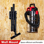 Shop-Vac 6 Gallon 4.0 Peak HP Wet/Dry Vacuum, Wall Mountable Shop Vacuum - Image 3