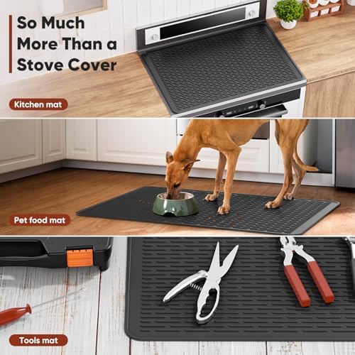 Stove Top Covers for Electric Stove, Glass Cooktop Protector 28''L x 20''W - Image 6