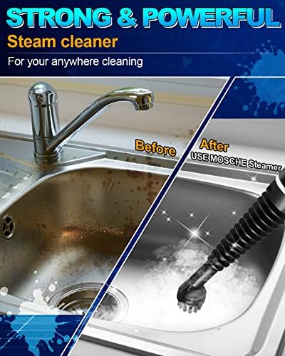 Handheld Pressurized Steam Cleaner with 11-Piece Accessory Set, Multi-Surface Steamer for Cleaning, All Natural Steam Cleaner for Home, Upholstery, Car, Floor, Kitchen and More - Image 2