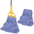 Commercial Mop with Extra Head Replace,63" Heavy Duty Industrial Mop by HiBaby