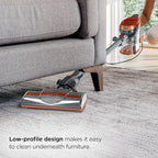 Shark HV302 Rocket Pet Corded Stick Vacuum, Lightweight with Swivel Steering for Carpets & Hard Floors, Converts to Hand Vacuum, Includes Crevice Tool, Pet Multi-Tool & Precision Duster, Orange - Image 3