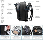 60L Vacuum Backpack Travel, TSA Lock, Charging Port, Waterproof - Image 6