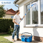 SetSail Window Cleaning Kit with Bucket 3 Gallon for Home Outdoor, Blue - Image 7