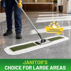 36" Commercial Dust Mop for Janitor: Dust Broom for Hardwood Floor Cleaning - Image 5