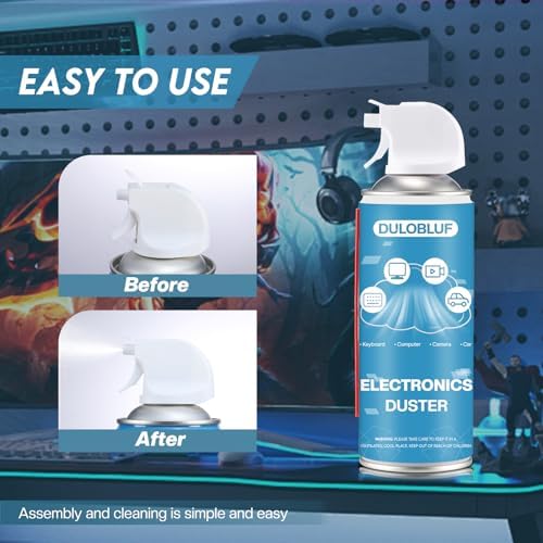 Compressed Air Duster: Computer Keyboard Air Cleaner - Image 6