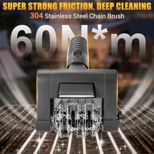 Electric Grill Brush【1600RPM High Torque】【Powerful Clean Grills】 - Image 3