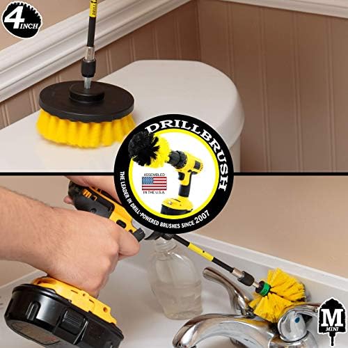 Bathroom Accessories - Bathroom Cleaning Tools - Drill Brush Attachment Set - Image 2