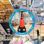 Heavy Duty Commercial Floor Scrubber Cleaner Polisher Machine, 18" Hard Floor & Carpet Buffer, 360rpm, 13000 Sqft/H, 3gal Tank, 2 Brush Heads, Red - Image 7