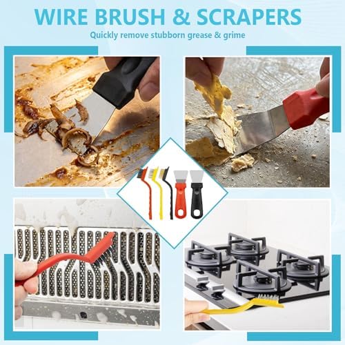 18PCS Crevice Cleaning Brush Hard Bristle Scrub Brushes for Gaps with Box - Image 3