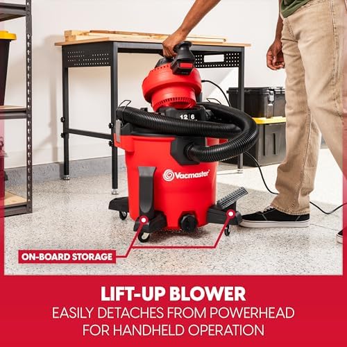 Vacmaster VBVCM1211 1101 12-Gal 6 Peak HP Wet/Dry Vac w. Detachable Blower - Image 3