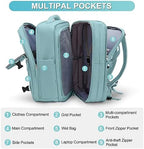 coofay Expandable Backpack For Traveling On Airplane Travel Backpack For Women Men Airline Approved Carry On Bags For Airplanes Gym Bag With Shoe Compartment Waterproof Hiking Backpack Essentials - Image 3