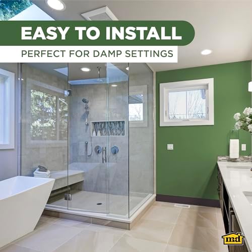 MD Building Vinyl Wall Base, Brown, 4in x 48in Dry Back Trim - Image 7