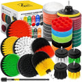 Holikme 40 Piece Drill Brush Attachment Set and Scrub Pad Set for Clean by Holikme