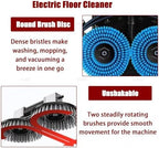 Commercial Walk Behind Floor Scrubber, Portable, 2x250W Brush Power, Dual 4L+7L Tanks, 1200㎡/h Coverage, for Home Office (Grey) - Image 5