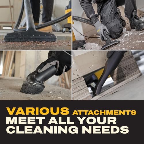 DEWALT Stealthsonic 10 Gallon 5HP Quiet Shop Vacuum Wet and Dry, DXV10P-QTA - Image 6