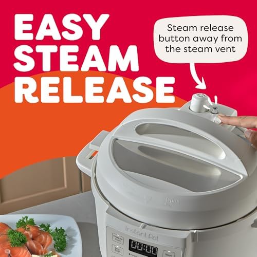 Instant Pot 6QT RIO 7-in-1 Multi-Cooker, Pressure Cooker, Slow cook, Sauté, Steam, Rice Maker, Yogurt, & Warmer, Sea Salt, 6 Quarts - Image 5