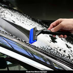 EHDIS 2PCS Flexible 8-Inch Silicone Squeegee Window Tint Tool Auto Water Blade, Shower Squeegee for Car Windshield, Glass, Tiles, and Smooth Surfaces (Blue) - Image 6