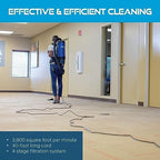 Powr-Flite Pro-Lite Backpack Vacuum Cleaner, 4-Quart Canister, BP4S - Image 6