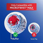O-Cedar MicroTwist MAX Microfiber Twist Mop with 1 Extra Refill | Features Hands-Free Wringing | Extra Large 18-Inch Mop Head | Safe on All Floor Types,Red - Image 5