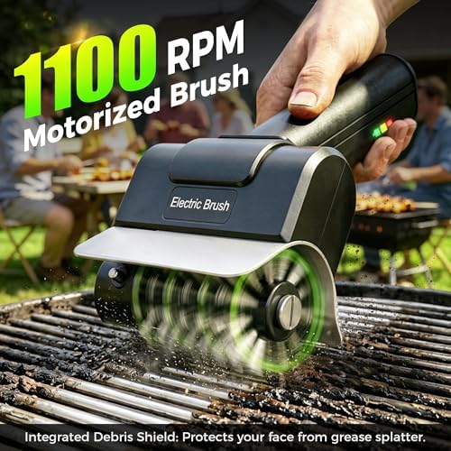 Electric Grill Brush, Cordless Automatic BBQ Power Cleaner - Image 2