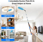 25ft High Reach Duster Kits for Cleaning Ceiling Fan, High Roof,Window - Image 3