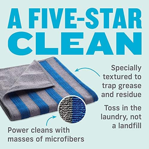 E-Cloth Non-Scratch Scrubbing Pads, Reusable Sink & Dish Sponges - 4 Pack - Image 3