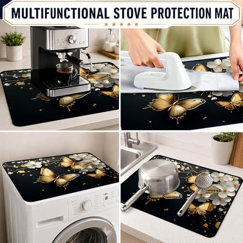 Stove Top Cover,28.5"L x 20.12"W,Heat Resistant Cooktop Protector Mat - Image 6