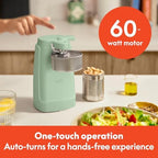 bella Electric Can Opener, Automatic One-Touch, Seaglass - Image 3