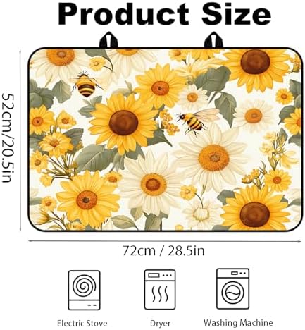 Stove Top Cover,28.5"L x 20.41"W,Heat Resistant Cooktop Protector Mat - Image 3