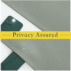 NICETOWN Greyish Green Blackout French Door Curtain for Glass Privacy - Image 4