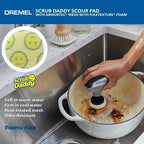 Dremel Versa 5-Pack Scrub Daddy Cleaning Sponge Pads, Variety Pack for Multi-Surface Cleaning, for use in Kitchen, Household and Bathroom - Compatible with Versa Power Scrubber Tool, PC360-5 - Image 6