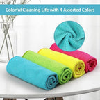 HOMEXCEL Microfiber Cleaning Cloth 600 Pack, Microfiber Towel for Cars, Lint Free, Scratch-Free, Highly Absorbent, and Cleaning Rags for House, Window and Glass, Cars, TV Screen 11.5 X11.5 inch - Image 3